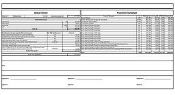 Regency 9CBD cost sheet preview